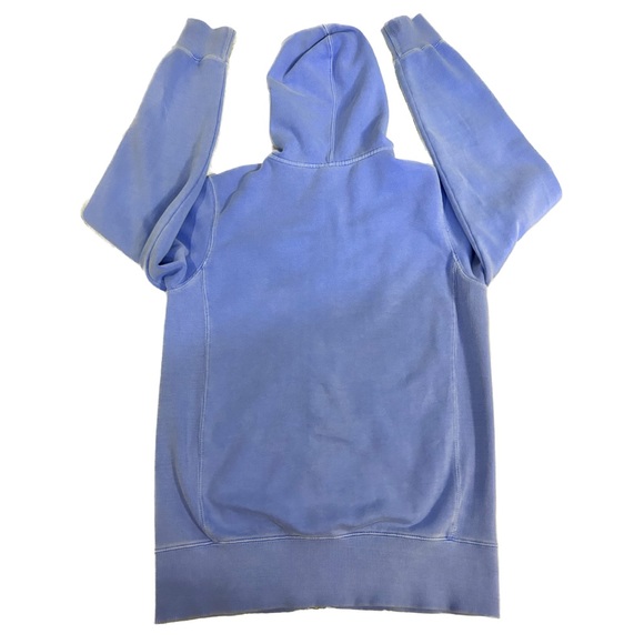 coconut girl blue surf zip up hoodie y2k hawaiian - Picture 2 of 5